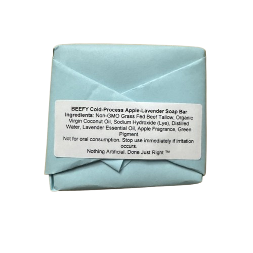 Apple Lavender Cider BEEFY™ Cold Process Soap Bar