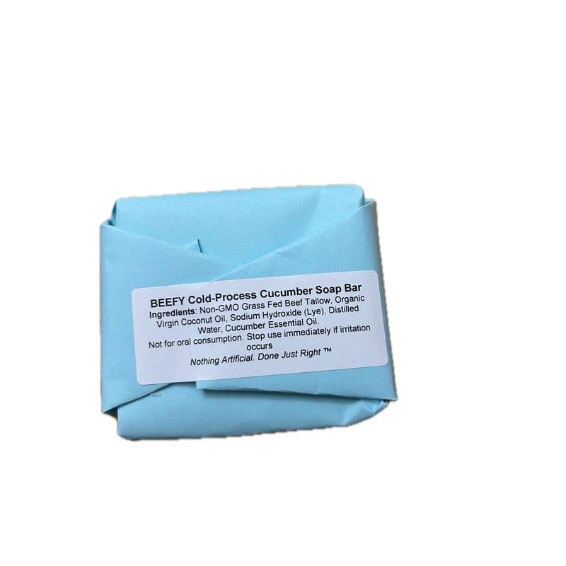Cucumber BEEFY™ Cold Process Soap Bar