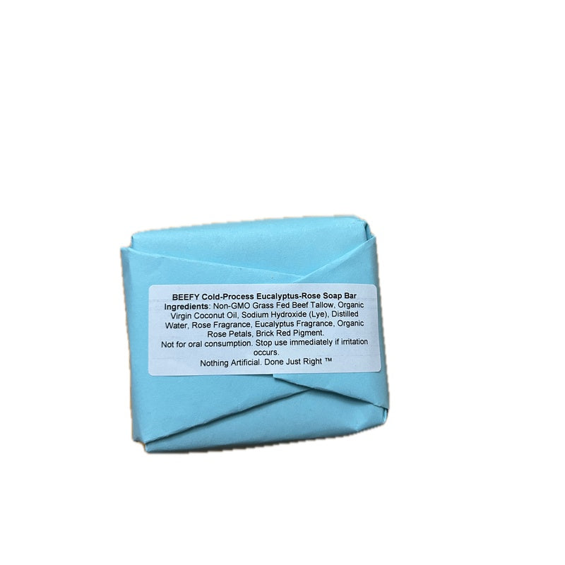 Eucalyptus Cotton BEEFY™ Cold Process Soap Bar