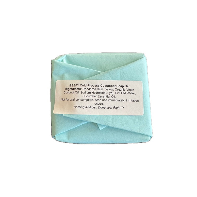 Cucumber BEEFY™ Cold Process Soap Bar